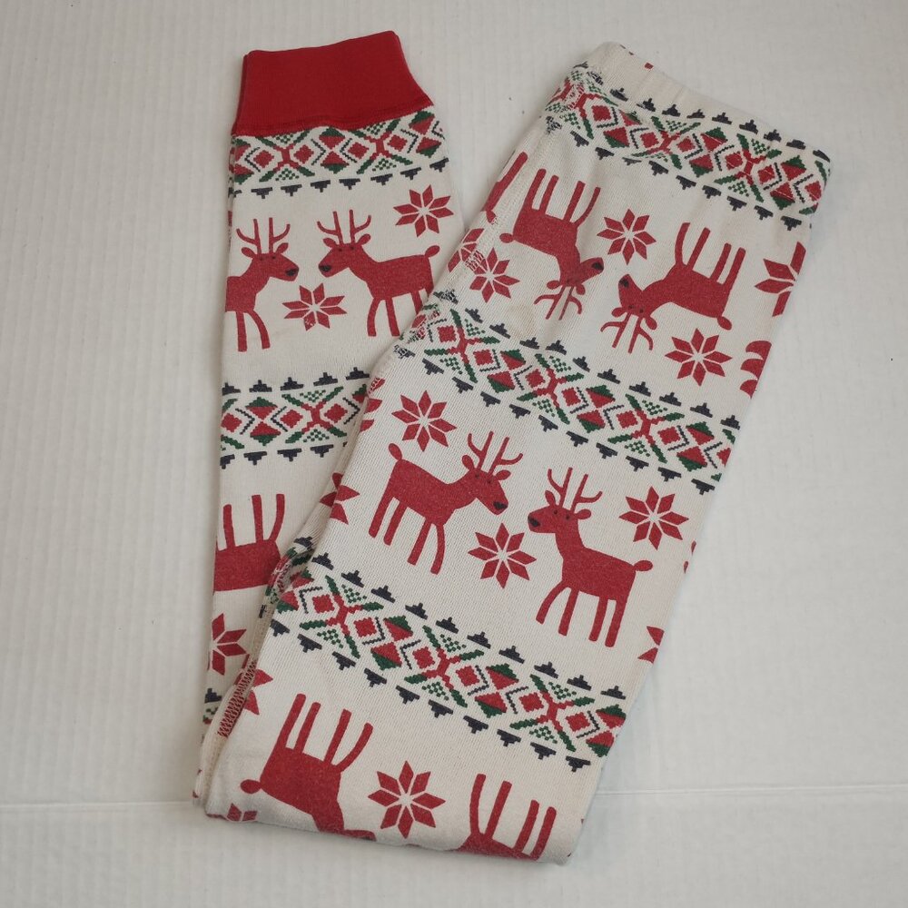 Hanna Andersson Dear Deer Fair Isle Reindeer Christmas Pajama Pants